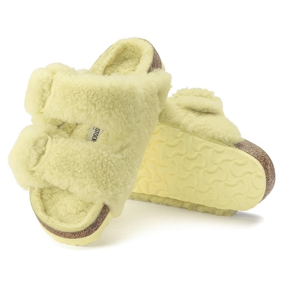 NWT BIRKENSTOCK BIG BUCKLE Teddy Fur Arizona! - Picture 5 of 14